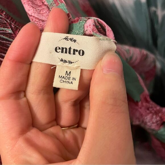 Entro Tropical Print Dress - Picture 6 of 6